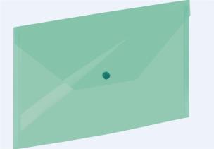 Opakowanie Koperta A4 na zatrzask zielona GRAND