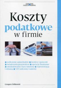 Okładka książki Koszty podatkowe w firmie