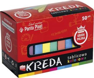 Opakowanie Kreda B6 kwadratowa 50 szt. kolorowa