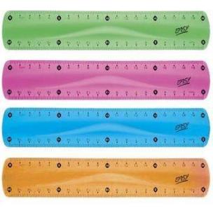 Opakowanie Linijka elastyczna 20cm EASY