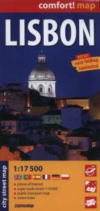 Opakowanie Lisbon laminowany plan miasta 1:17 500