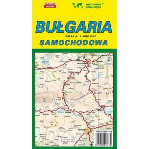 Opakowanie Mapa Bułgarii samochodowo-turystyczna 1:660 000