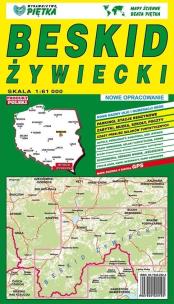 Opakowanie Mapa składana Beskidu Żywieckiego 1: 61 000