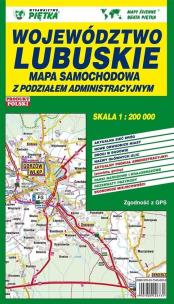 Opakowanie Mapa województwa lubuskiego - Administracyjno-Samochodowa 1:200 000
