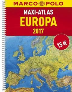 Okładka książki Maxi-Atlas Europa 2017 MARCO POLO