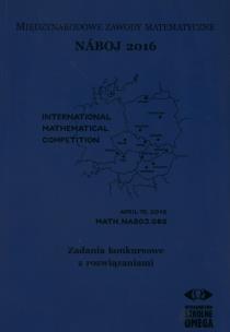 Opakowanie Międzynarodowe Zawody Matematyczne Naboj 2016 Zadania konkursowe z rozwiązaniami