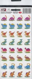 Opakowanie Naklejki Alfika i Zetki 1 Dinozaury