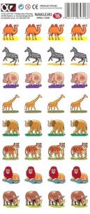 Opakowanie Naklejki Alfika i Zetki 16 Zwierzęta