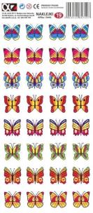 Opakowanie Naklejki Alfika i Zetki 19 Motyle