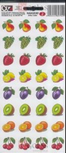 Opakowanie Naklejki Alfika i Zetki 2 Owoce
