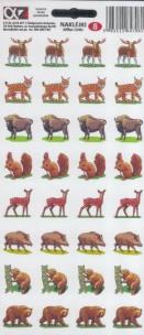 Opakowanie Naklejki Alfika i Zetki 8 Zwierzęta leśne