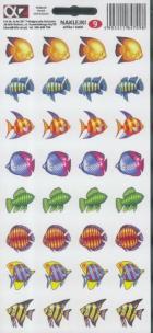 Opakowanie Naklejki Alfika i Zetki 9 Rybki