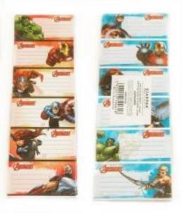 Opakowanie Naklejki na zeszyt STK Avengers