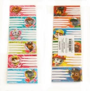 Opakowanie Naklejki na zeszyt STK paw patrol