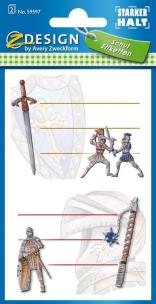 Opakowanie Naklejki na zeszyty rycerze