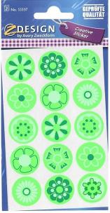 Opakowanie Naklejki neonowe kwiaty