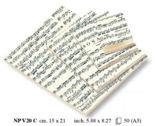 Okładka książki Notes ozdobny A5 BR 50 kartek NP V20C