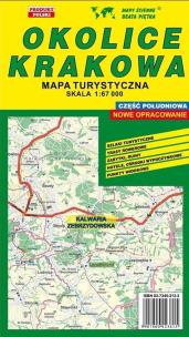 Opakowanie Okolice Krakowa część południowa mapa turystyczna 1:67 000