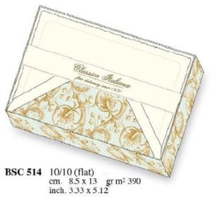 Opakowanie Papeteria box 10 kartek i 10 kopert BSC 514