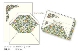 Okładka książki Papeteria box 10 kopert i 10 kartek