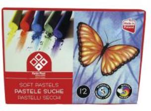 Pastele Suche Cienkie 12 Kolorów. Wydawca: Panta Plast. Multiszop.pl Opakowanie Pastele Suche Cienkie 12 Kolorów
