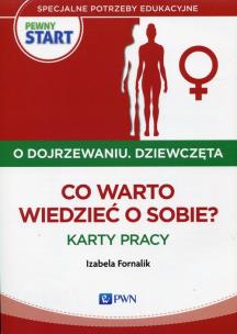 Okładka książki Pewny start O dojrzewaniu Dziewczęta Co warto wiedzieć o sobie? Karty pracy