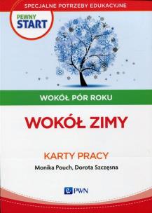 Okładka książki Pewny start Wokół pór roku Wokół zimy Karty pracy