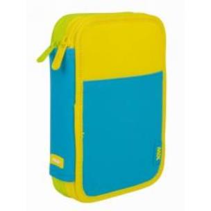 Opakowanie Piórnik 2 poz. z wyprawką Capsule niebieski MILAN