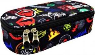 Opakowanie Piórnik szkolny saszetka Badges PC-02