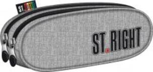 Opakowanie Piórnik szkolny saszetka dwukomorowa Stright PU-02 Melange
