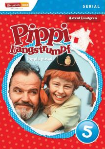 Okładka książki Pippi Langstrumpf. Pippi i piraci