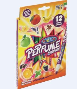 Pisaki zapachowe Xplosion 12 kolorów CARIOCA. Wydawca: Carioca. Multiszop.pl Opakowanie Pisaki zapachowe Xplosion 12 kolorów CARIOCA