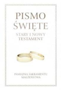 Opakowanie Pismo Święte ST i NT. Pamiątka Sak. Małżeństwa
