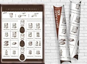 Okładka książki Plakat B2 Przelicznik kuchenny HENRY