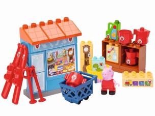 Opakowanie PlayBIG Bloxx Peppa Sklep Pana Lisa, 29 elementów