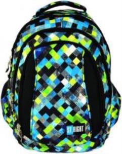 Opakowanie Plecak szkolny Stright BP-04 Pixelmania Green