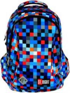 Opakowanie Plecak szkolny Stright BP-26 Pixelmania blue