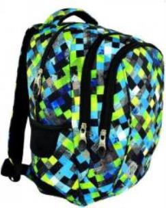 Opakowanie Plecak szkolny Stright BP-26 Pixelmania green