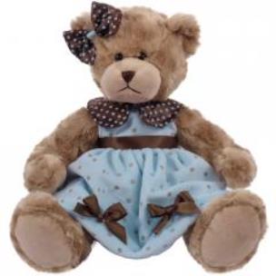 Opakowanie Pluszak misia Daizy w sukience niebieskiej  33cm 380548