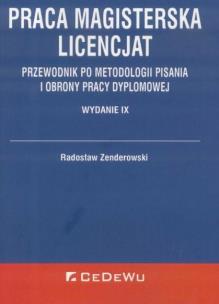 Okładka książki Praca magisterska. Licencjat