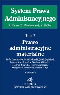 Okładka książki Prawo administracyjne materialne Tom 7