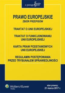 Okładka książki Prawo Europejskie Zbiór przepisów