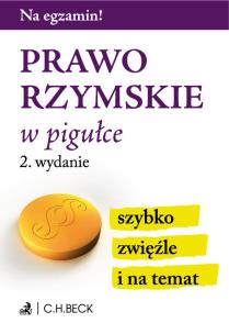 Okładka książki Prawo rzymskie w pigułce