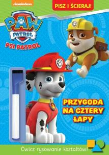 Okładka książki Psi Patrol Wipe & clean Cyfry Przygoda na cztery łapy