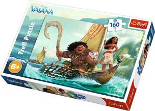 Opakowanie Puzzle 160 Vaiana na fali TREFL