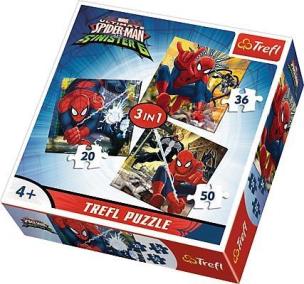 Opakowanie PUZZLE 3W1 SWIAT SPIDERMANA