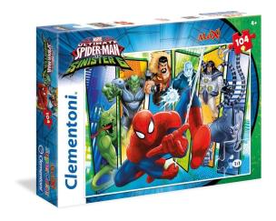 Okładka książki Puzzle Maxi SuperColor Spiderman vs Sinister 6 104