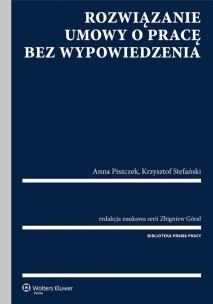 Okładka książki Rozwiązanie umowy o pracę bez wypowiedzenia