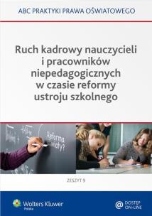 Okładka książki Ruch kadrowy nauczycieli i pracowników niepedagogicznych w czasie reformy ustroju szkolnego