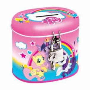 Opakowanie Skarbonka metalowa zamykana owal STK My Little Pony